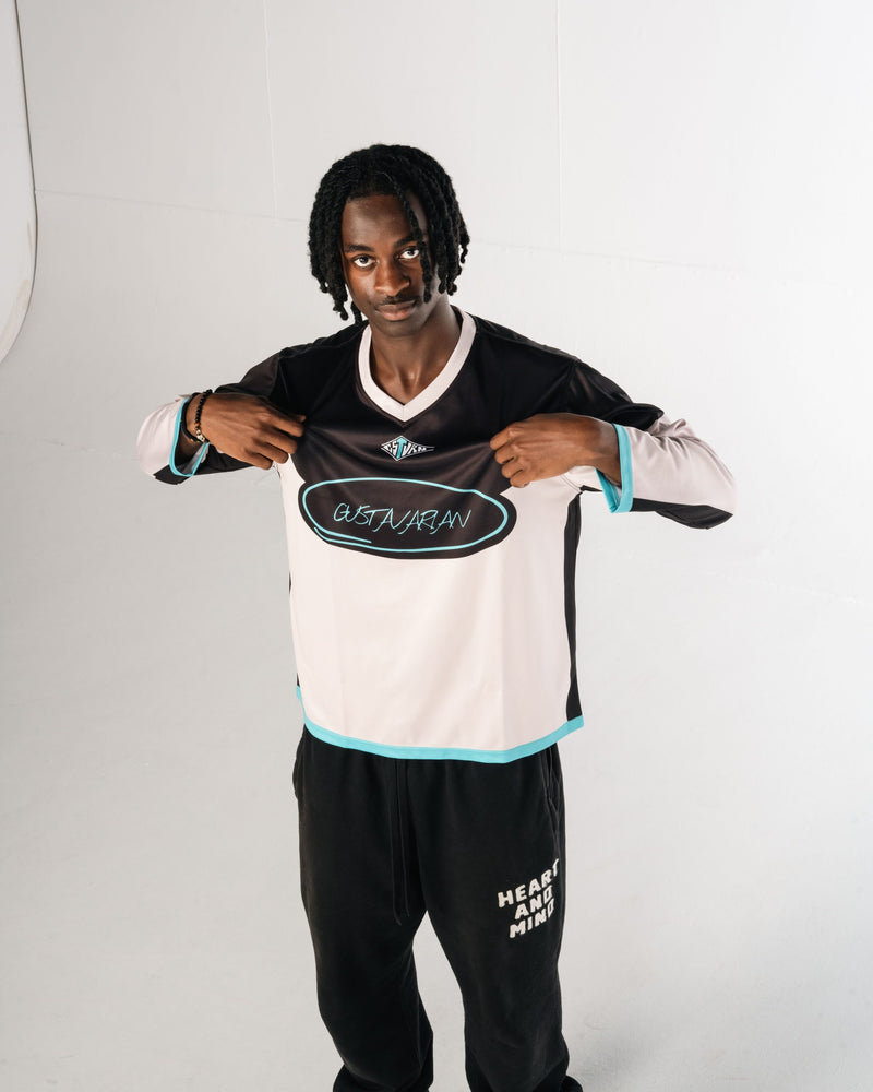 GSTVRN 74 Hockey Jersey Champagne Pink & Black