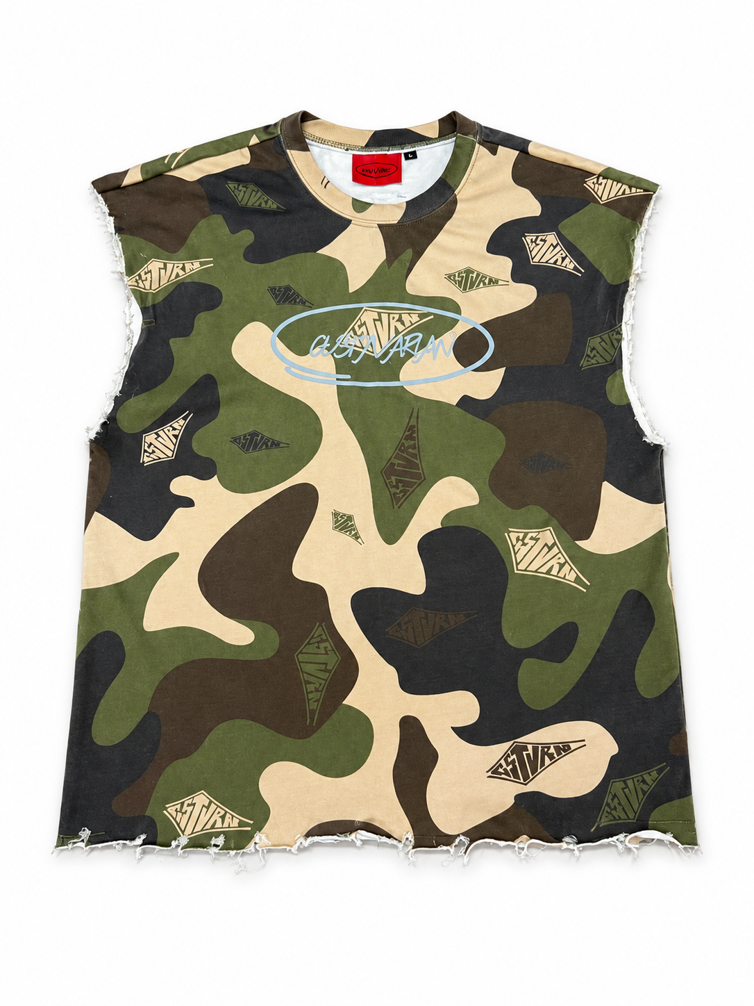 Gustavarian Sleeveless Camo Top