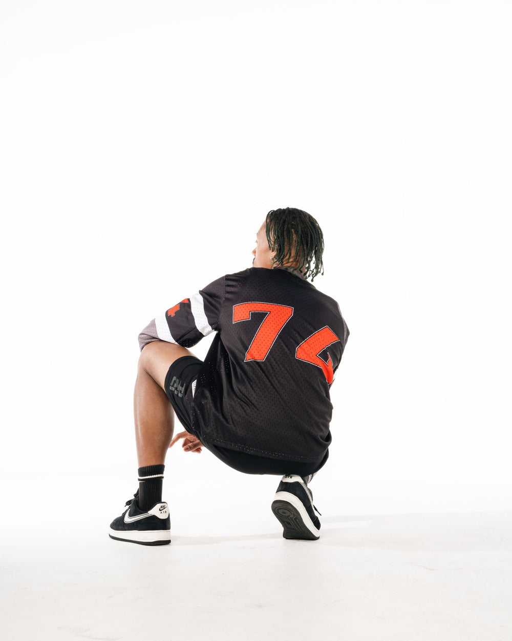 GSTVRN 47 Hockey Jersey Red & Black