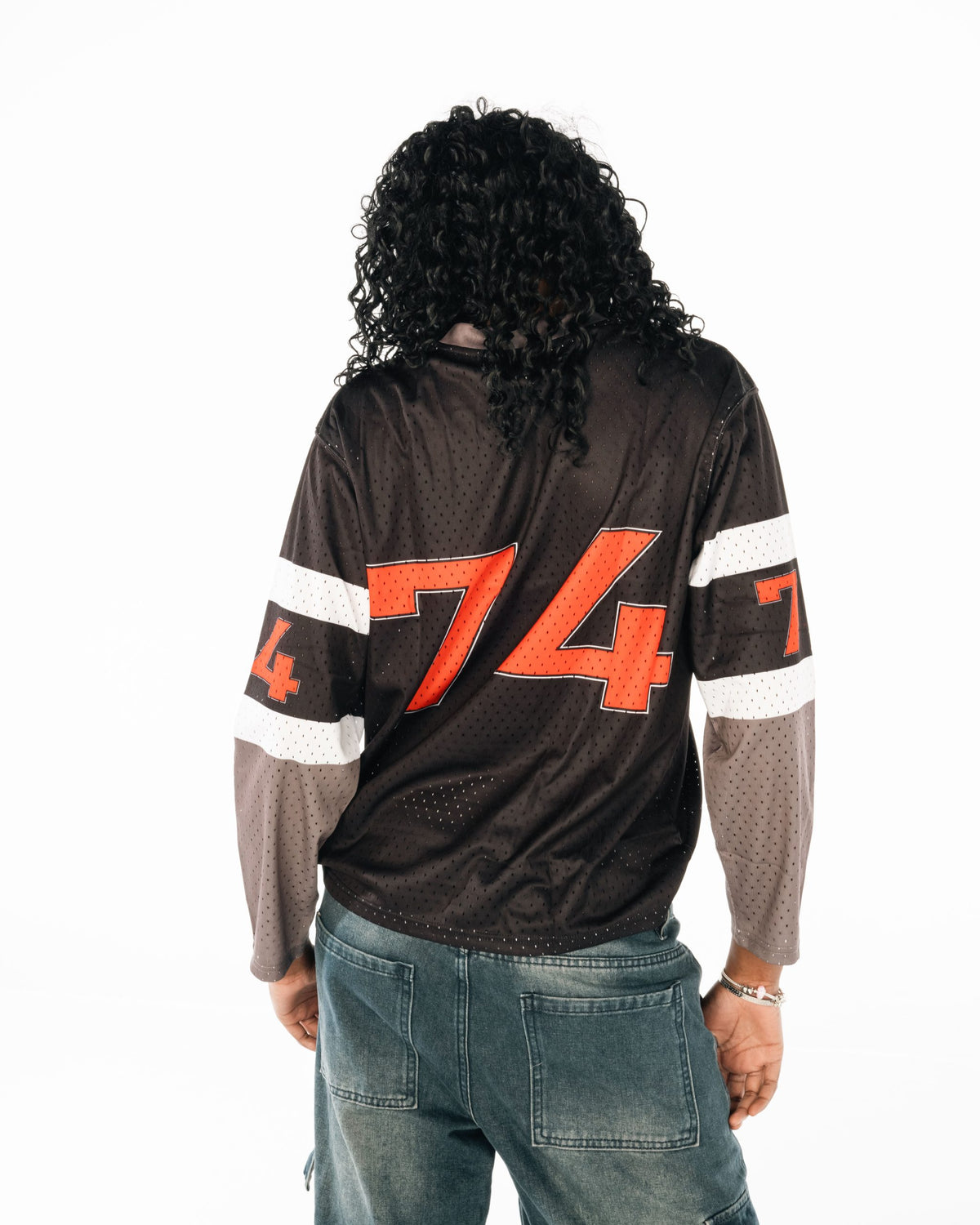 GSTVRN 47 Hockey Jersey Red & Black