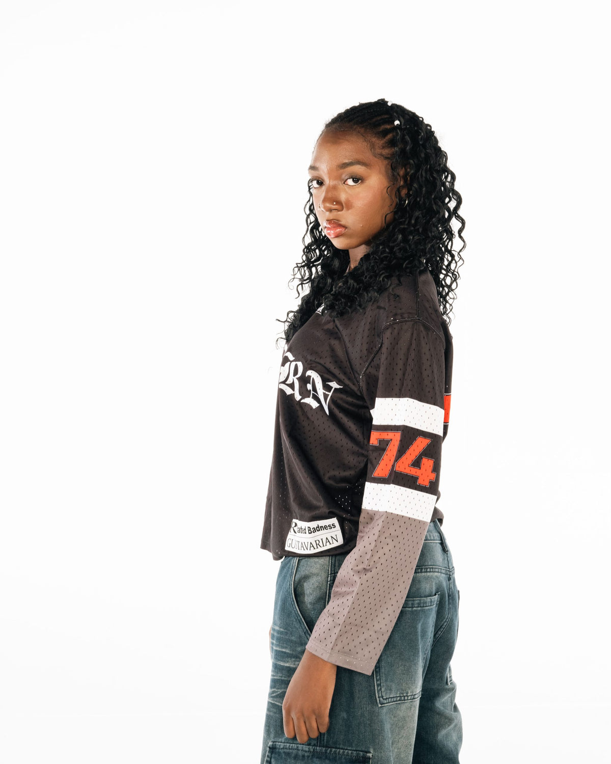 GSTVRN 47 Hockey Jersey Red & Black
