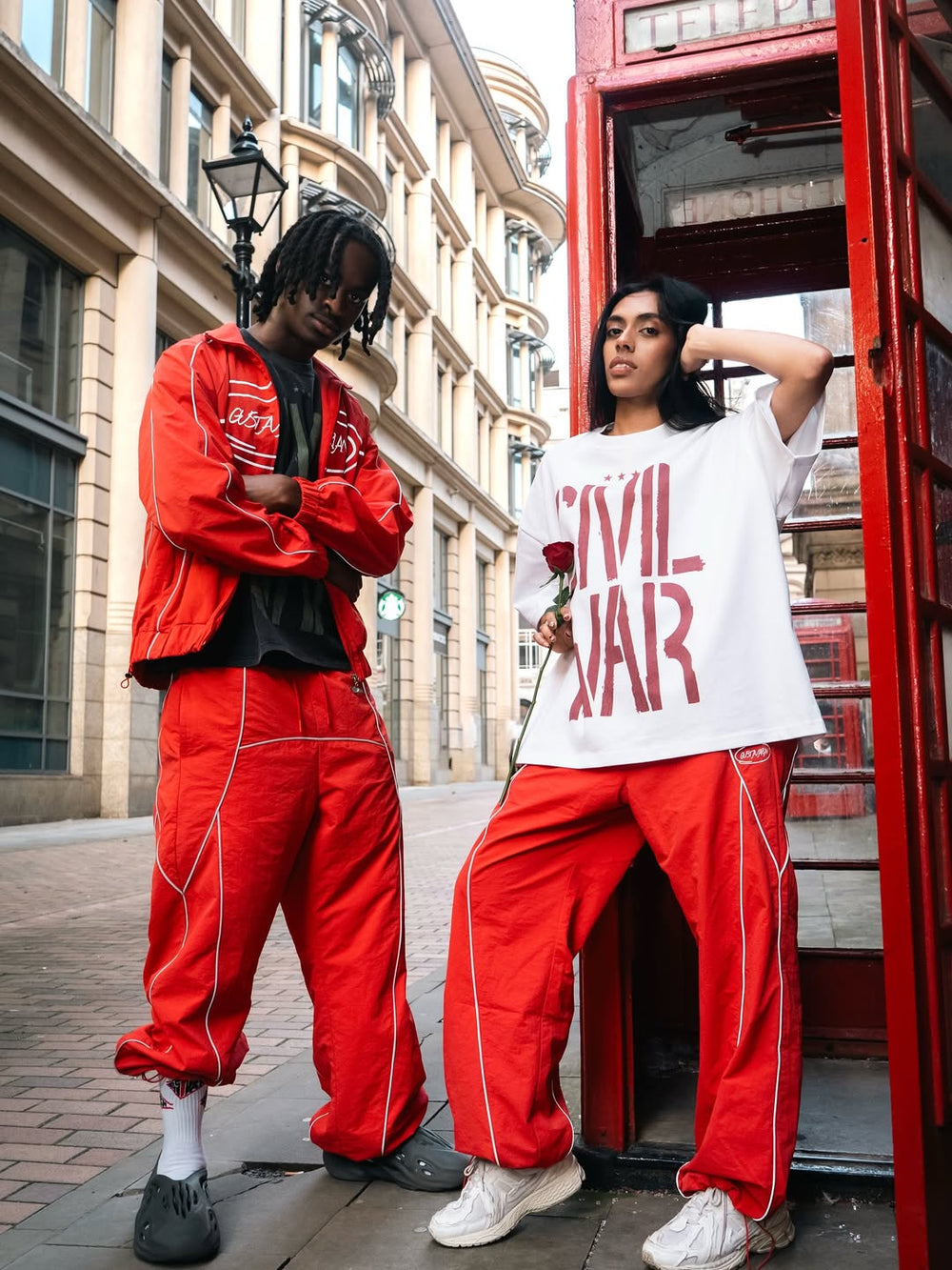 GSTVRN Original Red Illumination Track Suit