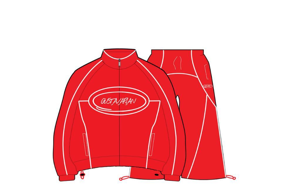 GSTVRN Original Red Illumination Track Suit