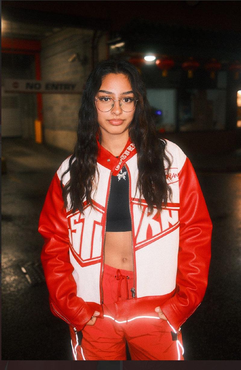 Gustavarian Red Leather Jacket (Pre-order)