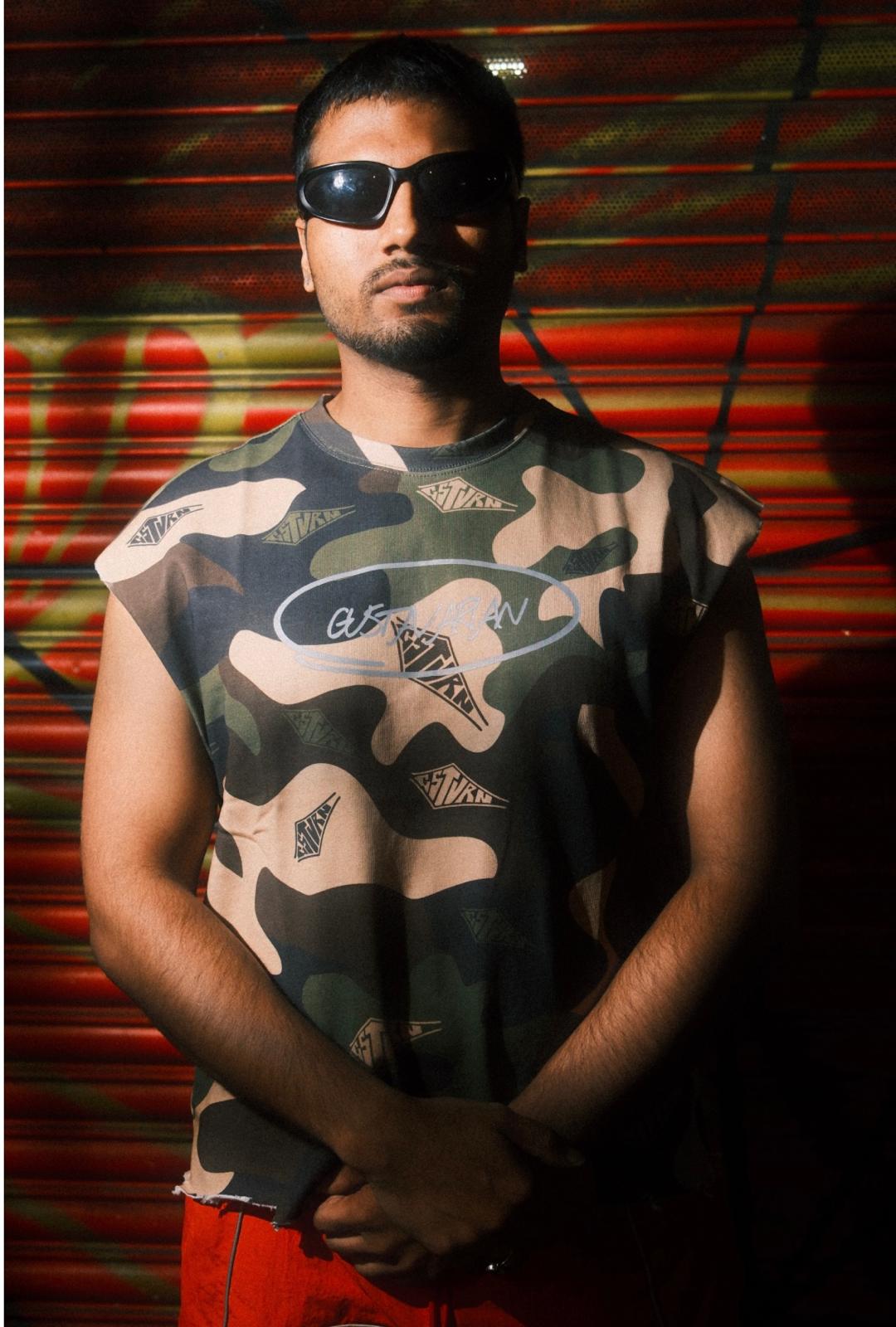 Gustavarian Sleeveless Camo Top