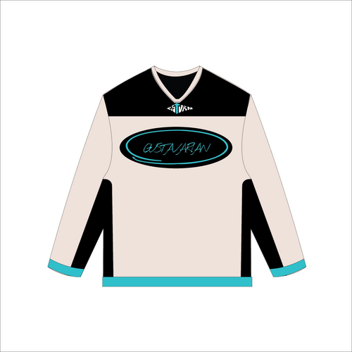 GSTVRN 74 Hockey Jersey Champagne Pink & Black